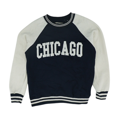 New York Popular Navy Solid Sweatshirt Pullover – Image 1