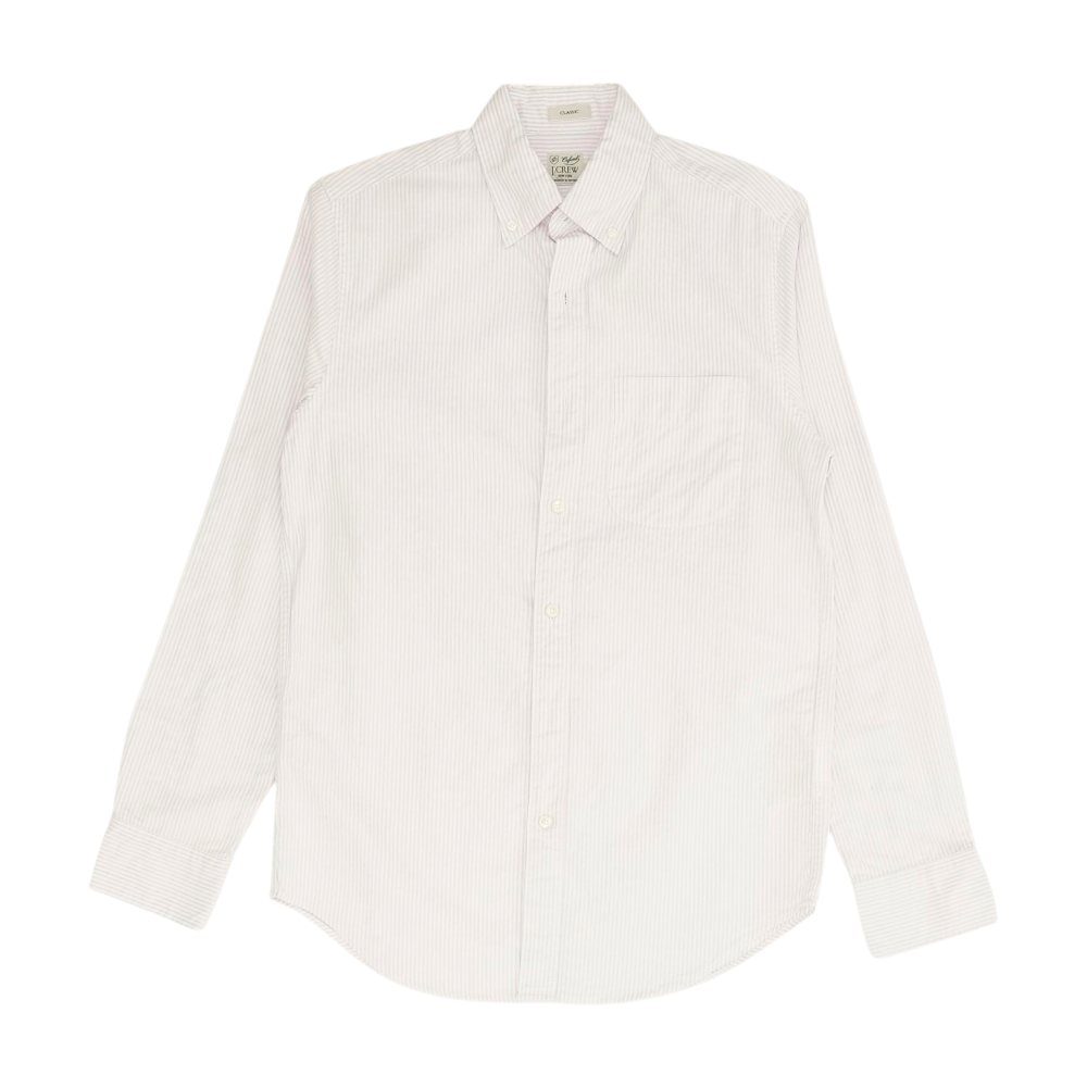 Lavender Striped Long Sleeve Button Down