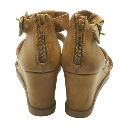 Tan Wedge Heels