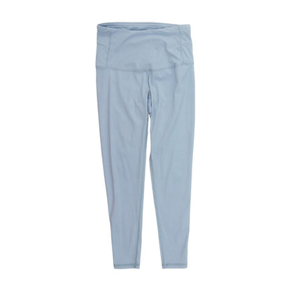 Blue Solid Leggings