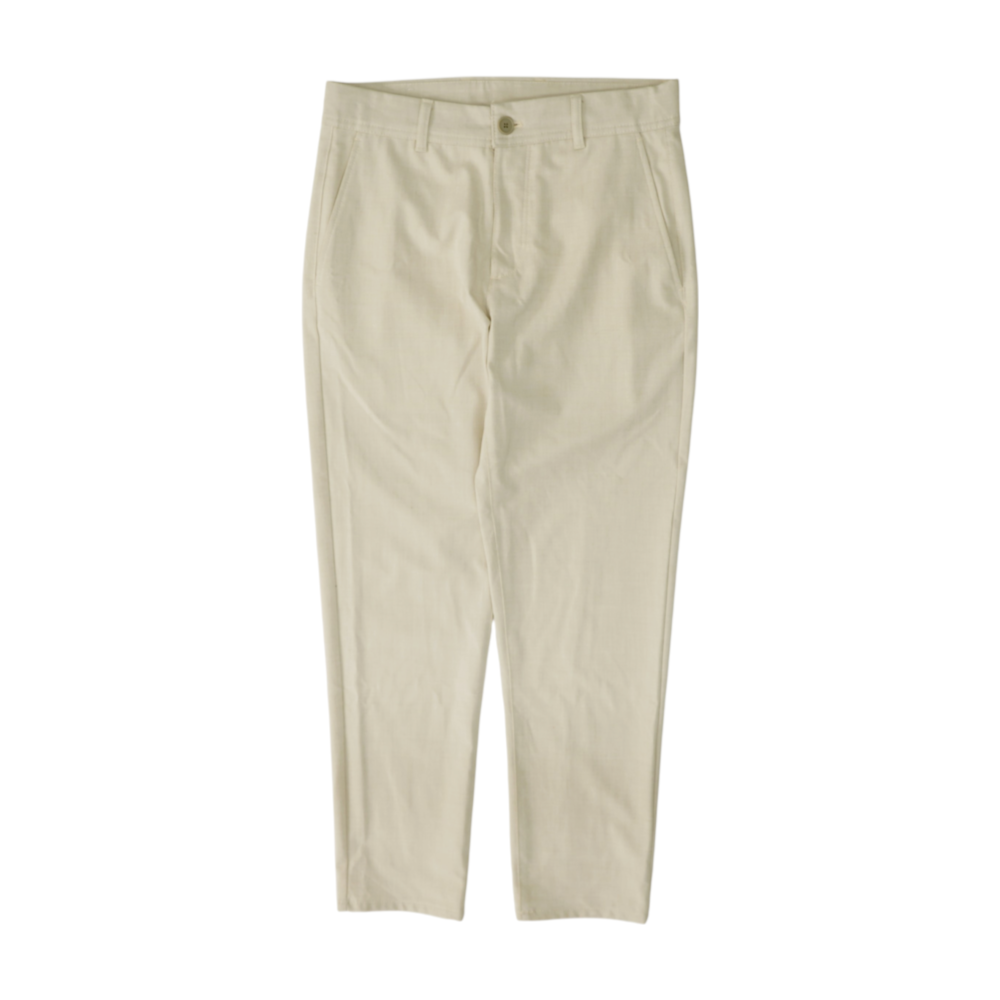 Beige Tapered Pants