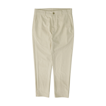 Beige Tapered Pants