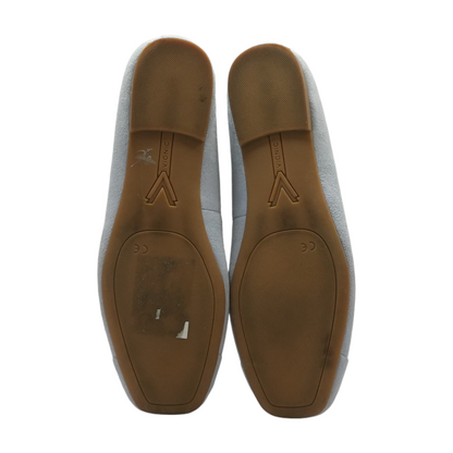 Blue Slip-On Flats