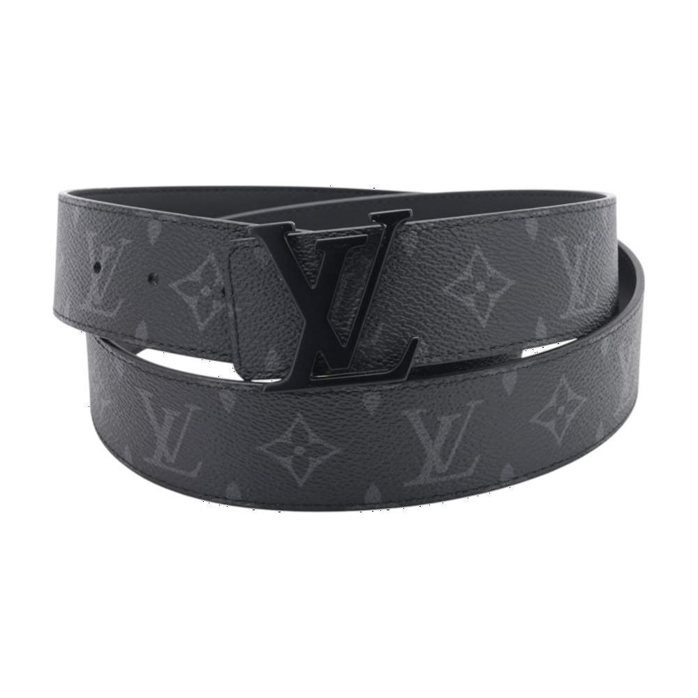 LV Initiales 40mm Matte Black Belt