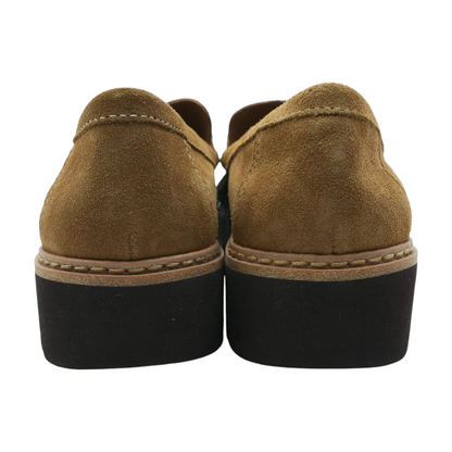 Tan Slip-On Flats