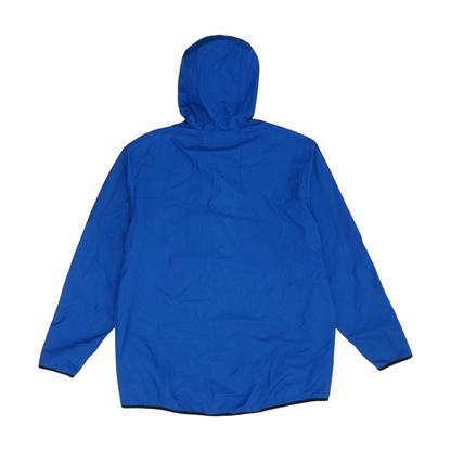Blue Solid Rain Jacket