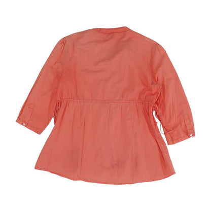 Pink Solid 3/4 Sleeve Blouse