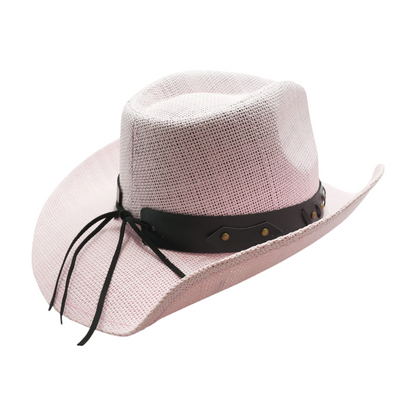 Pink Western Hat