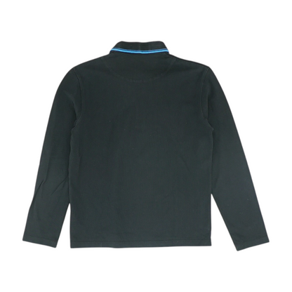 Black Long Sleeve Polo