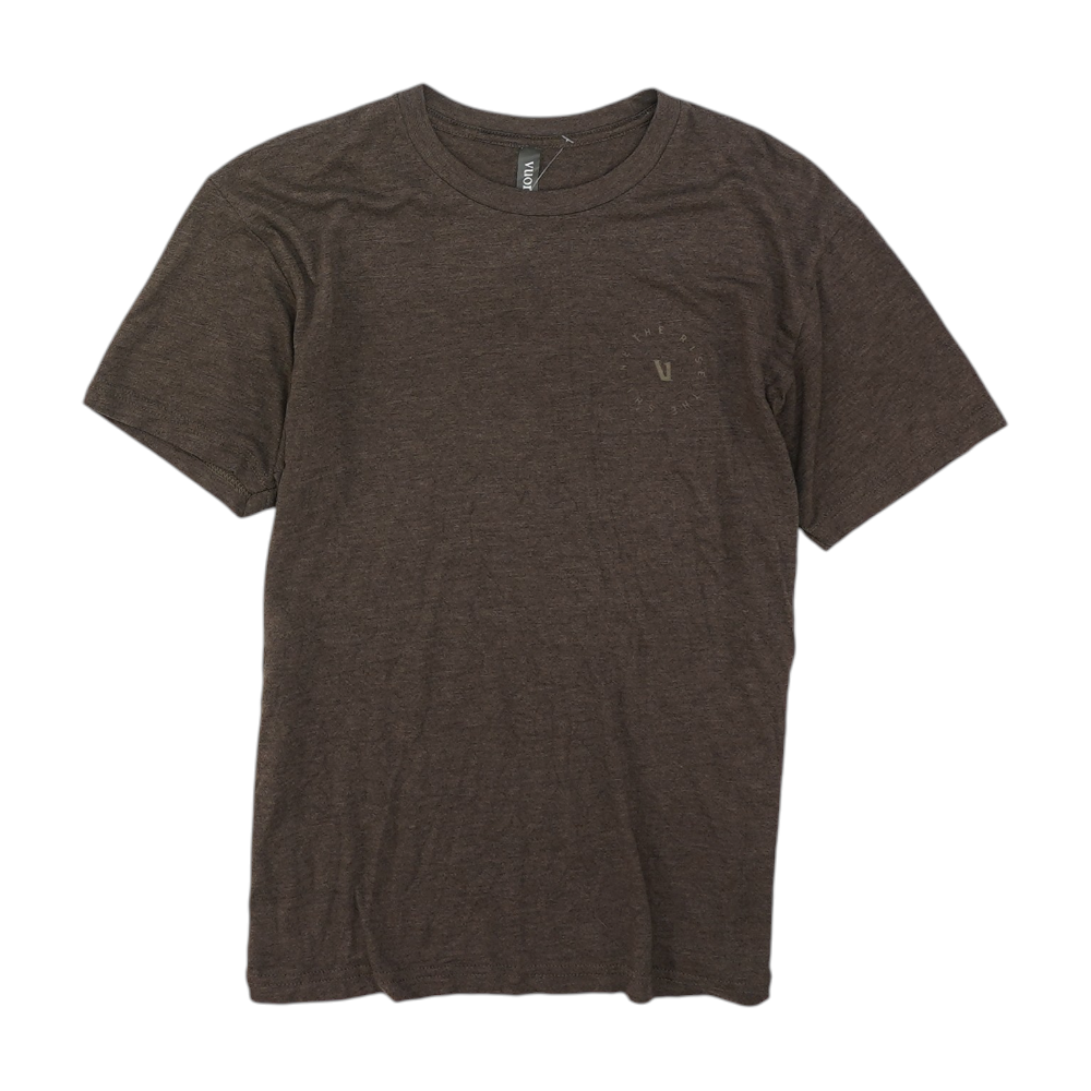Vuori Brown Solid Active T-Shirt – Image 1