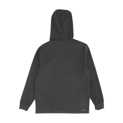 Gray Solid Hoodie Pullover