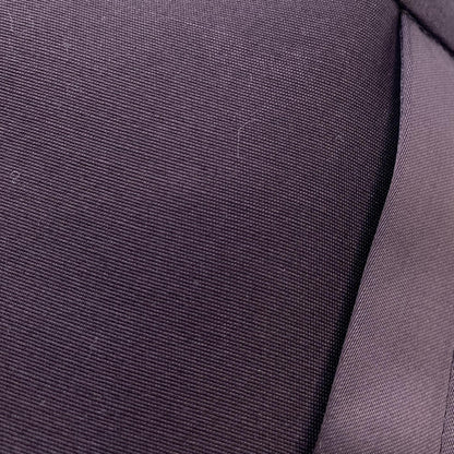 Purple Wool and Silk Blend Side Stripe Pants