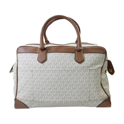 Beige Duffel Bag