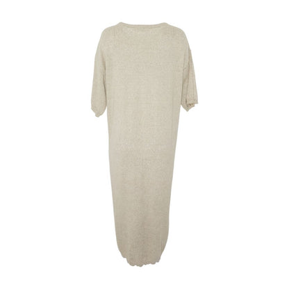 Beige Midi Dress