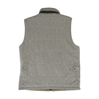 Brown Solid Casual Vest