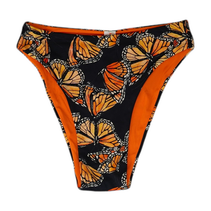 Black Print Swim Bottom