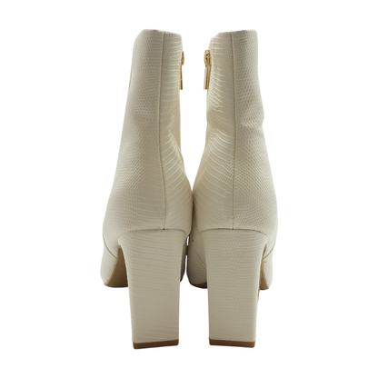 White Ankle Boots