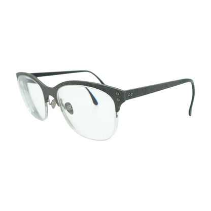 Gray Stratus Browline Unknown Prescription Eyeglasses
