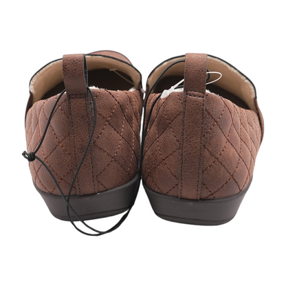 Brown Slip-On Flats