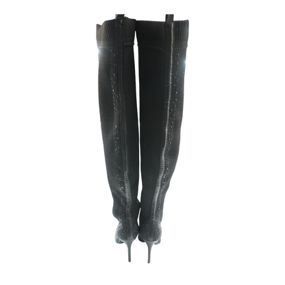 Black Knee-High Boots