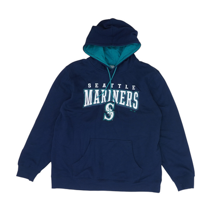 Navy Seattle Mariners Solid Hoodie Pullover