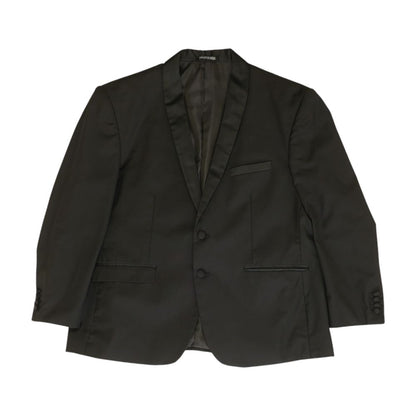 Black Short Solid Suit Jacket