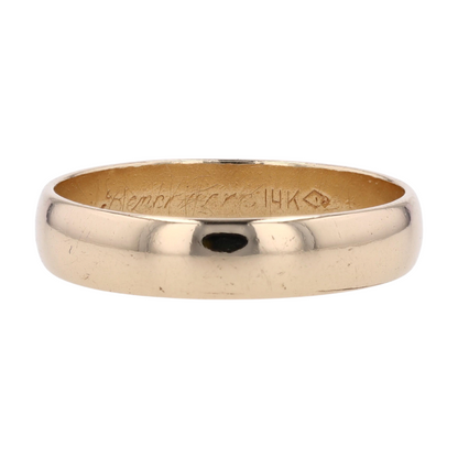 14K Yellow Gold Band