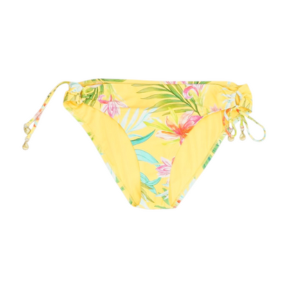 Yellow Floral Swim Bottom