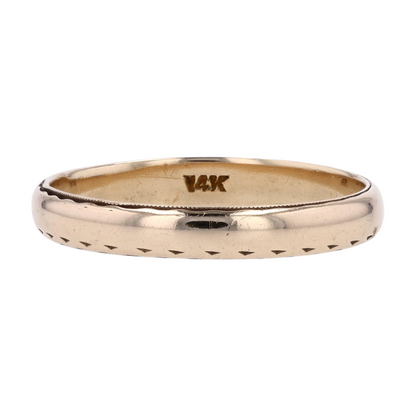 14K Yellow Gold Band