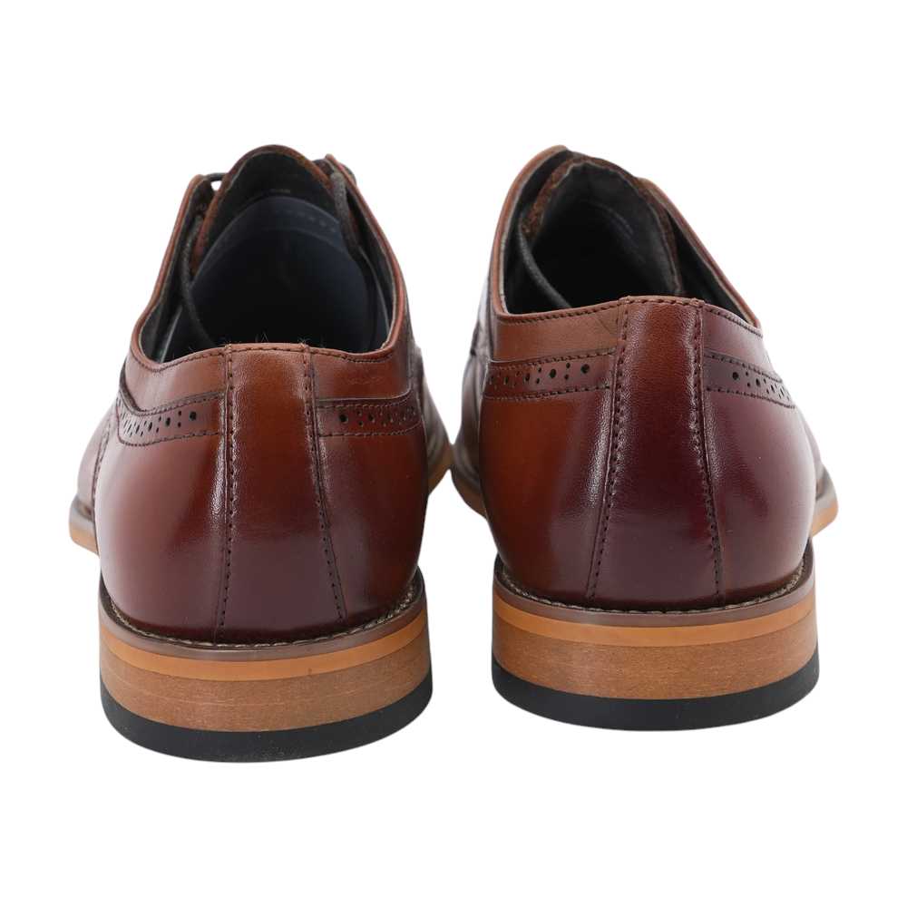 Brown Lace-Up Dress Shoes