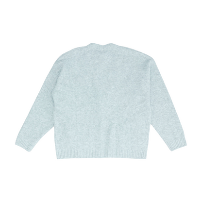 Gray Cardigan Sweater
