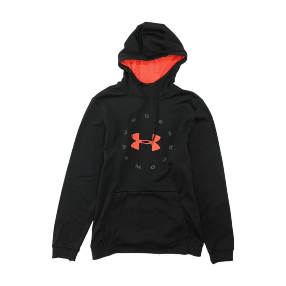 Black Solid Hoodie Pullover