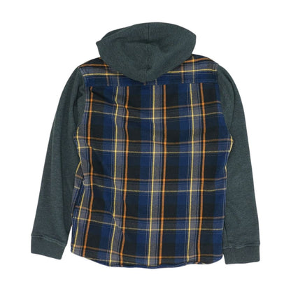 Multi Plaid Flannel Button Down