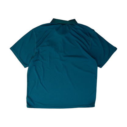 Teal Solid Short Sleeve Polo