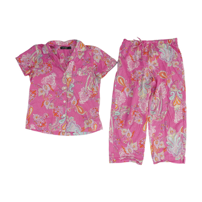 Pink Paisley Pajama Set