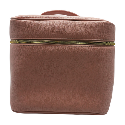 Pink Solid Makeup Bag