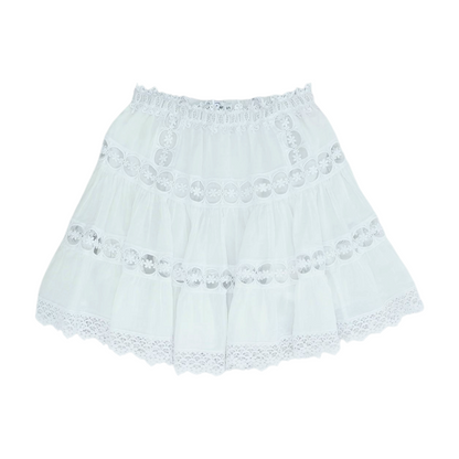 White Mini Skirt