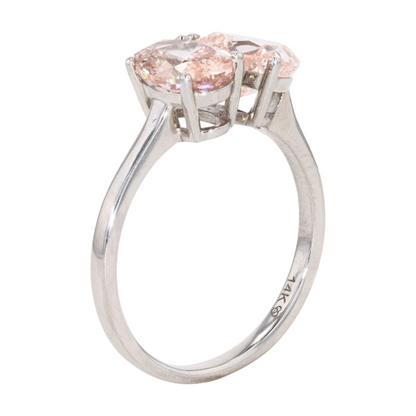 3 ctw 14K White Gold Lab Grown Diamond Fashion Ring