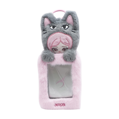 Fluffy GELBULNYANGI Card Holder