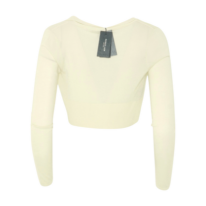 Cream Cashmere Cardigan Sweater