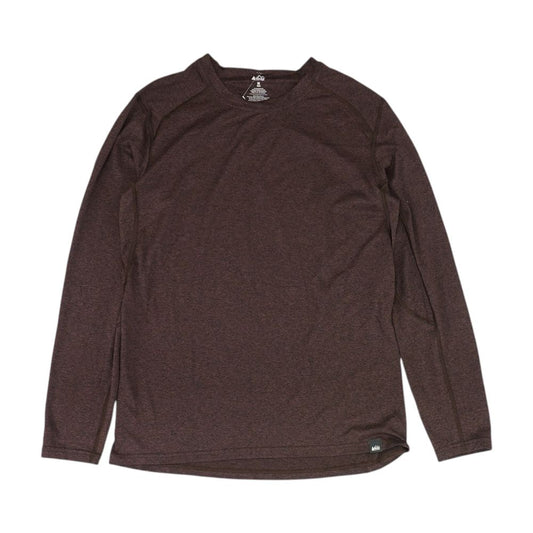Brown Solid Active T-Shirt
