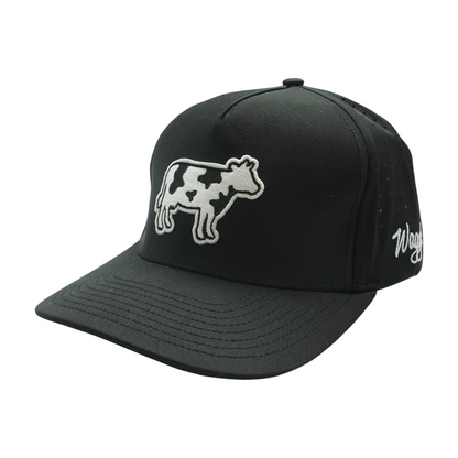 Black Cow Ballcap Hat