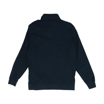 Black Print 1/4 Zip Pullover