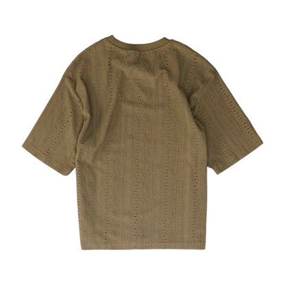 Brown Solid T-Shirt