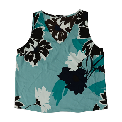 Green Floral Blouse