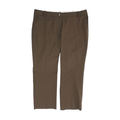 Brown Plus Regular Pants