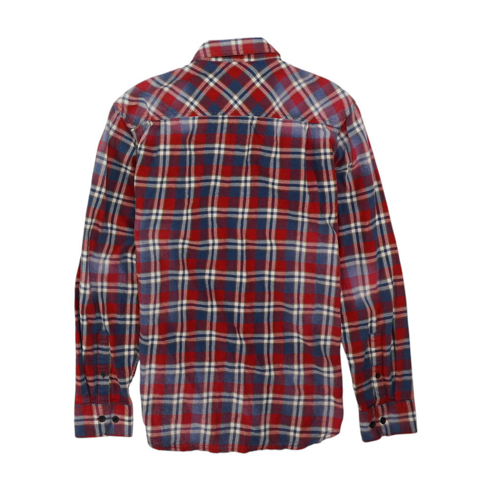 Red Plaid Flannel Button Down