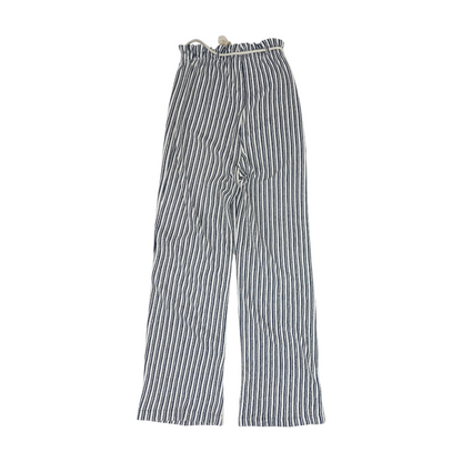 Blue Striped Relaxed Pants
