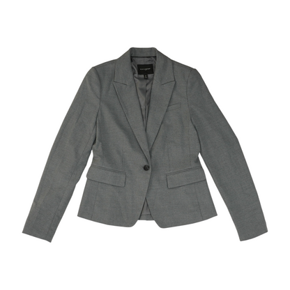 Gray Tall Solid Blazer