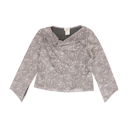 Purple Misc. Long Sleeve Blouse